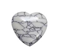 GMBYLBY Collar con colgante de corazón, accesorios para manualidades, joyería, textura de piedra para un estilo único y único, Medium, cristal, No es una piedra preciosa
