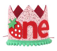 GMBYLBY Cómodo sombrero de cumpleaños para bebé festival. Alegre para la primera fiesta de cumpleaños para bebés. Unisex