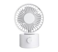 GMBYLBY de Escritorio de 2 velocidades, rotación del Ventilador oscilante, Fuerte, silencioso, Ventilador Personal Alimentado por USB para hogar, Escritorio, de Oficina, Ventiladores por y