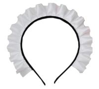 GMBYLBY Diademas de encaje plisadas japonesas elegantes diademas de maquillaje en vivo para fiesta de cosplay