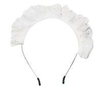 GMBYLBY Elegantes diademas de encaje plisadas japonesas para el pelo, diadema de anime para reuniones de anime, diademas para cosplay para niña
