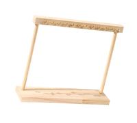 GMBYLBY Estantería funcional de madera maciza para joyas, organizador de collares de madera, gran capacidad, estantes de exhibición para colección personalizada, decoración del hogar, compatible