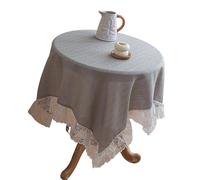 GMBYLBY Floral Openwork Table Cover Sturdy Polyester Fabric Indoor Outdoor Event Dining Cloth Lace Table Linens