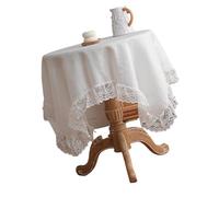 GMBYLBY Floral Openwork Table Cover Sturdy Polyester Fabric Indoor Outdoor Event Dining Cloth Lace Table Linens