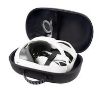 GMBYLBY Funda de transporte para auriculares Quest3 Gaming Protector y organizador para accesorios Quest3, Black