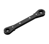 GMBYLBY Juego de llaves de trinquete de doble cabeza profesional de 6 a 21 mm, galvanizadas en dos direcciones para mecánicos