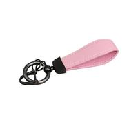 GMBYLBY Llavero de piel auténtica con herrajes inoxidables, llavero resistente al desgarro para viajeros y entusiastas del aire libre, elegante llavero de cuero para el trabajo, Y, Z