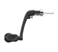 GMBYLBY Mango de metal universal con botón de madera, carretes de pesca, manivelas, brazo de roca, accesorio giratorio, adaptador universal