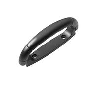 GMBYLBY Mango de plástico negro, mango largo para equipaje, caja de herramientas, repuesto, soporte lateral para maleta, asa lateral, maletín, repuesto para cinturón de equipaje, cuero