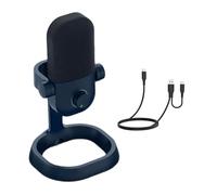 GMBYLBY Micrófono de Condensador USB Premium de 24 bits con cancelación de Ruido y Real para captación de podcasts Profesional