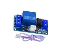 GMBYLBY Módulo de relés del Controlador de conmutación autoblocante biestable de un botón Opción de voltajes de 5V 12V 24V para Proyecto de automatización Cambio táctil de Inicio