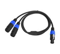 GMBYLBY NL4FC Hablar sobre un cable divisor con conector y 2 tomas