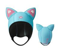 GMBYLBY Orejas de Gato Gorras de Buceo Neopreno 3 Mm Neopreno Capuchas Sombrero de Natación con Correa Ajustable Para Snorkel Y Nadar