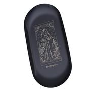 GMBYLBY Portavelas de Acero Inoxidable, Bandeja, organizadores de Almacenamiento de Joyas, bandejas rituales, decoración, Placa de candelabro de Tarot, portavelas de Acero Inoxidable