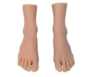 GMBYLBY Réplicas de pie masculinas de 44 tamaños TPE construcción maniquí anatomía máquina de entrenamiento para ensayos clínicos marketing calzado modelo TPE