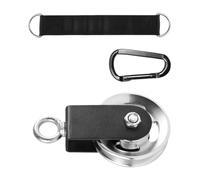 GMBYLBY Rodillo de alambre de acero multifuncional con altura ajustable para gimnasio compacto, entrenamiento de fuerza, máquina de cable