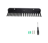 GMBYLBY Soporte para Cables Organizador de Cables montado en la Pared con 20 Ranuras con construcción y Resistente para Clips de último Uso