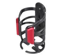 GMBYLBY Soporte permanente de aluminio para botellas de agua para motocicletas, rotación flexible, esquina modificable, ofrece espacio para bidón de 55-85 mm, almacenamiento de equipos de crisis
