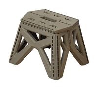 GMBYLBY Taburete plegable multiusos con diseño antideslizante, fácil almacenamiento para adultos y niños, para interiores/exteriores, taburete plegable portátil para adultos