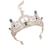 GMBYLBY Tiaras Personalizadas Con Coronas De Cristal Brillantes Coronas Tachonadas Con Cristales Tiaras Elegantes Para Cumpleaños Y Ropa De Boda