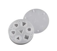 GMBYLBY Various Shapes Dices Fillet Square Triangle Dices Mold Crystal Epoxy Resin Mold Dices Digital Game Silicone Mold Art