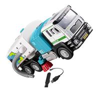 GMBYLBY Vehículo de Limpieza Realista para niños, Juguete de aleación de ABS, construcción, Juego imaginativo, Conceptos de Aprendizaje, barredora Segura, Aprendizaje Manual