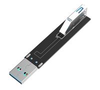 GMBYLBY Velocidad Rápida USB3.0 D Directora Extensiones Adaptador 90 Grados para Conexión PC Y Aplicaciones Uso General