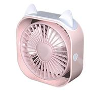 GMBYLBY Ventilador de Escritorio USB Ventilador de Escritorio Rotación de 360° Portátil Silencioso Personal Ajustable de 3 velocidades para hogar Oficina Ventiladores Aire Pequeños y