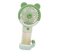 GMBYLBY Ventilador de mano USB multiusos, lámpara portátil colorida, batería de 500mAh para aventuras aire libre, solución de comodidad interior, ventilador Individual