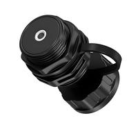 GMBYLBY Zócalo Resistente de 3, 5 mm, Montaje en Panel roscado con Cubierta para Puerto de Sonido Integrado de Engranajes con Cubierta