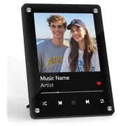 GMDLSK Placa Spotify Personalizada con Foto y Canción - Reproduce Música al Tocarla - Cuadro Musical Original - Regalo para Aniversario, Novios y Parejas