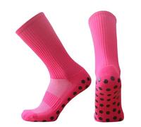 GMDNS Calcetines Casuales Deportivos Para Hombre Mujeres Deportes Al Aire Libre Transpirable Color Sólido Fútbol Calcetines Entrenamiento Antideslizante Silicona Eu39-45 De Fútbol Rosa