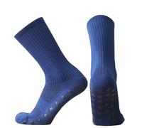 GMDNS Calcetines Casuales Tobilleros Para Hombre Mujeres Deportes Al Aire Libre Transpirable Color Sólido Fútbol Calcetines Entrenamiento Antideslizante Silicona Fútbol Eu39-45 Navyblue