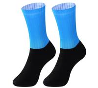 GMDNS Calcetines Hasta La Pantorrilla Para Hombre Aero Equipo Nuevos Calcetines Bicicleta Antideslizante Ciclismo Carretera Bicicleta Al Aire Libre Carreras Compresión Deporte 39-45 Skyblue