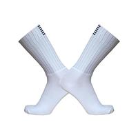 GMDNS Calcetines Tobilleros Para Hombre Pro Team Aero Calcetines De Ciclismo Antideslizante Sin Costuras Silicona Correr Deporte Bicicleta Carretera Blanco