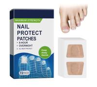 GMDP 72 Piezas Parches Correctores para Uñas de Los Pies, Reparación de Uñas Divididas, Tratamiento Hongos Uñas, Excavación de Uñas, Parches de Reparación para Uñas Dañadas