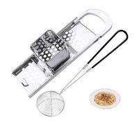 GmeDhc Cortadora de Spaetzle, Rallador de Acero Inoxidable para Spätzle, con escurridor de Acero Inoxidable, para Hacer Macarrones Caseros, Afeitar y Desmenuzar