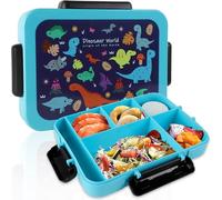 GmeDhc Fiambrera para niños con compartimentos, fiambrera, fiambrera, fiambrera, fiambrera con 5 compartimentos, para guardería, escuela, niños, niñas y niños