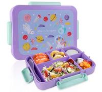 GmeDhc Fiambrera para niños con compartimentos, fiambrera, fiambrera, fiambrera, fiambrera con 5 compartimentos, para guardería, escuela, niños, niñas y niños