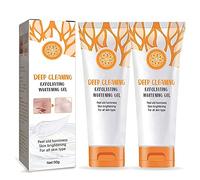 Gmeelan Orange Exfoliating Whitening Gel, Orange Exfoliating Gel Scrub Face Body Skin Whitening, Deep Cleaning Exfoliating Whitening Gel (2PC)