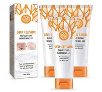 Gmeelan Orange Exfoliating Whitening Gel, Orange Exfoliating Gel Scrub Face Body Skin Whitening, Deep Cleaning Exfoliating Whitening Gel (3PCS)