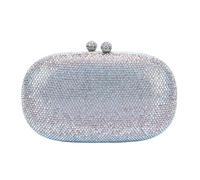 GMGQJST Bolso Fiesta Mujer Bolsos de noche for mujer en 28 colores naranja/verde, con piedras, for bodas, fiestas, novias, con diamantes de imitación, bolsos y carteras for dama.(NUDE)