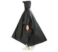GMGQJST Chubasquero Mujer Portable Multifunctional 3 In 1 Rain Coat Hiking Camping Raincoat Poncho Mat Awning sturdy Outdoor Activity Rain Gear Supplie(Black)