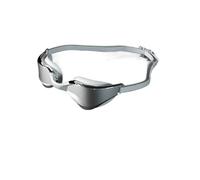 GMGQJST Gafas Natacion Mujer Gafas de natación HD con lente gran angular, ajuste cómodo, puente nasal ajustable, diseño elegante for deportes de natación.(White Silver)