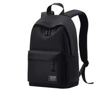 GMGQJST Mochila Escolar Mochila versátil de 15 pulgadas, mochila escolar lavable de tela Oxford for estudiantes, bolsa de viaje negra, gris, azul y roja(Black)