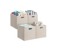 GMGQJST Organizador Plegable Contenedores De Almacenamiento Plegables De 13 X 15 X 13 Pulgadas, Cajas De Almacenamiento De Cubos Plegables De Tela, Organizador De Cestas De Almacenamiento Decorativas