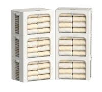 GMGQJST Organizador Plegable Paquete de 6 contenedores de almacenamiento de ropa de 66 l con marco de metal: contenedores de almacenamiento plegables for ropa, caja de almacenamiento de tela de lino