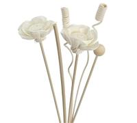 GMGQJST Palitos De Ratan para Mikado 5 o 6 palitos de ratán con Forma de Rosa, difusor de fragancias sin Fuego, Adornos for decoración del hogar(6PC Set 9)