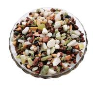 GMGQJST Piedras Acuario Arena de Cristal de 500g, Fondo de Tanque de Peces, Arena Decorativa for paisajismo, Piedra for Acuario, Arena acuática, Decoraciones de Arena de Tortuga(3-4mm mix2)