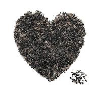 GMGQJST Piedras Acuario Rocas de Grava for Acuario de 400g/0,88 Libras, Piedras de Cristal trituradas de 5-10mm for Relleno de jarrón de Fuente, decoración Decorativa for pecera de jardín(Black)